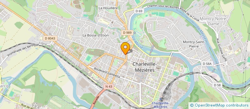 localisation de l'entreprise AFPI ENTREPRENDRE FORMATION à CHARLEVILLE-MEZIERES