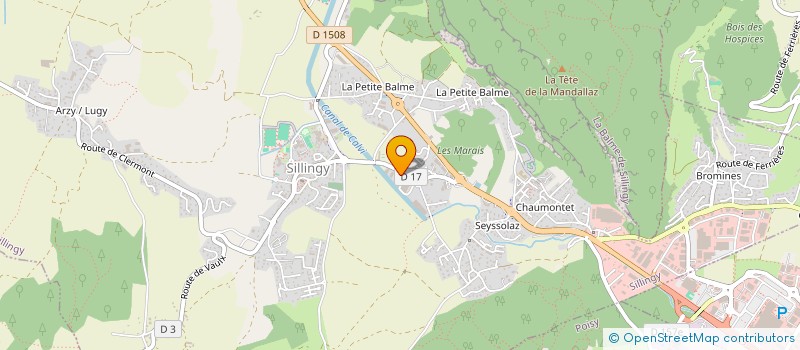 localisation de l'entreprise AFPP SAVOIE à ANNECY