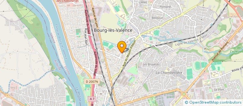 localisation de l'entreprise AFPS à BOURG-LES-VALENCE