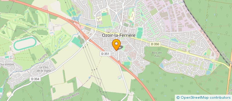 localisation de l'entreprise AFPTM à OZOIR-LA-FERRIERE