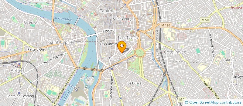 localisation de l'entreprise AFQA PATRIMOINE à TOULOUSE