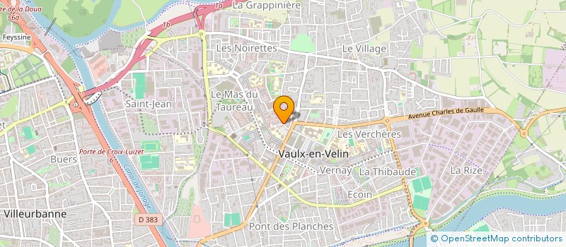 localisation de l'entreprise AFR à VAULX-EN-VELIN