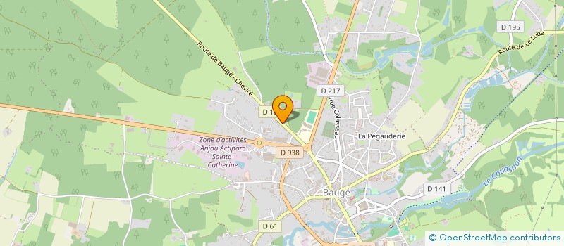 localisation de l'entreprise AFR ASS FAMILIALE RURALE FOUGERE CHEVIRE à BAUGE-EN-ANJOU