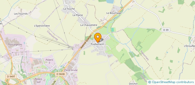 localisation de l'entreprise AFR ASSO FAMILIALE RURALE à CHANTONNAY