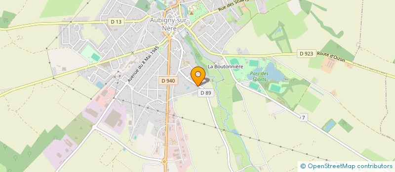 localisation de l'entreprise AFR (ATELIER DE FORMATION RECTIF)  AUBIGNY-SUR-NERE