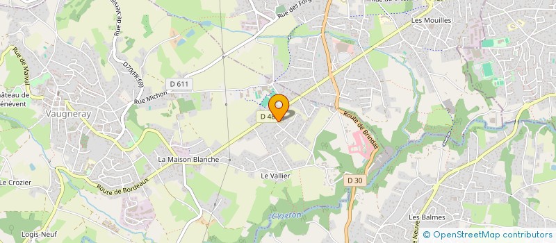 localisation de l'entreprise AFR CONSULTING  VAUGNERAY