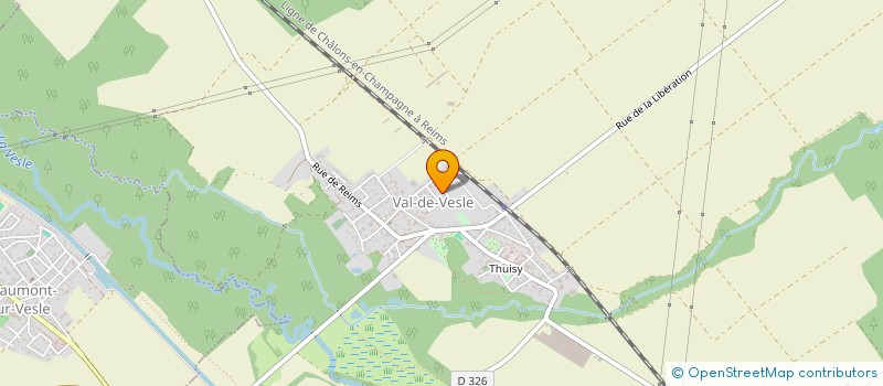 localisation de l'entreprise AFR DE BEAUMONT SUR VESLE  BEAUMONT-SUR-VESLE