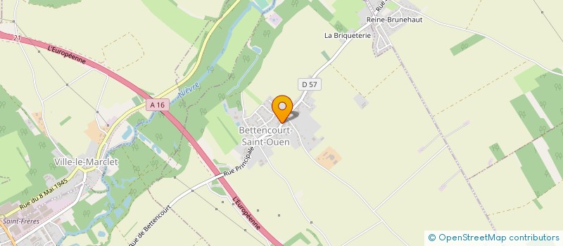 localisation de l'entreprise AFR DE BETTENCOURT SAINT OUEN A16  BETTENCOURT-SAINT-OUEN