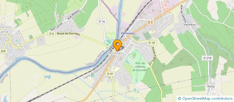 localisation de l'entreprise AFR DE DORMANS à DORMANS