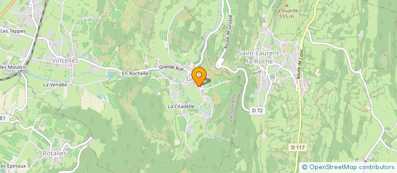 localisation de l'entreprise AFR DE GRUSSE  VAL-SONNETTE