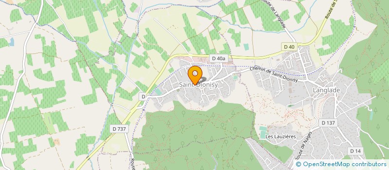 localisation de l'entreprise AFR DE LANGLADE  LANGLADE