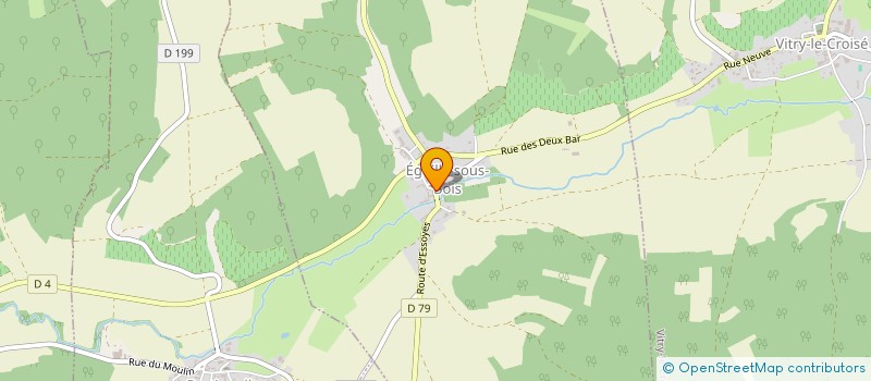 localisation de l'entreprise AFR EGUILLY SOUS BOIS ET BERTIGNOLLES  EGUILLY-SOUS-BOIS