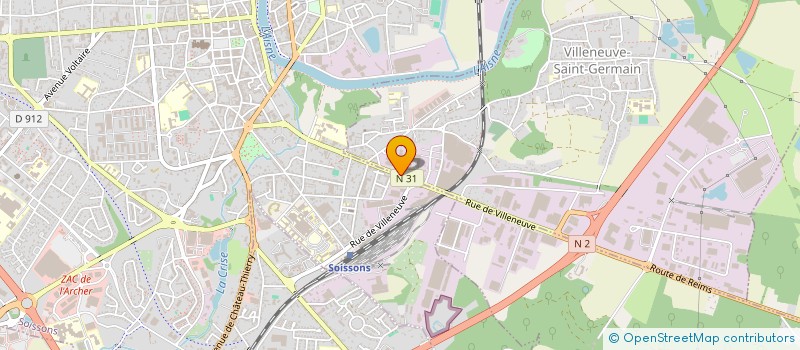 localisation de l'entreprise AFR FORMATION  VILLENEUVE-SAINT-GERMAIN