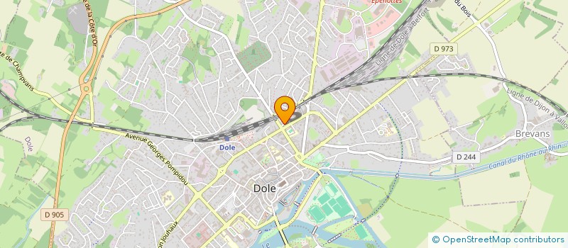 localisation de l'entreprise AFR POSE à DOLE