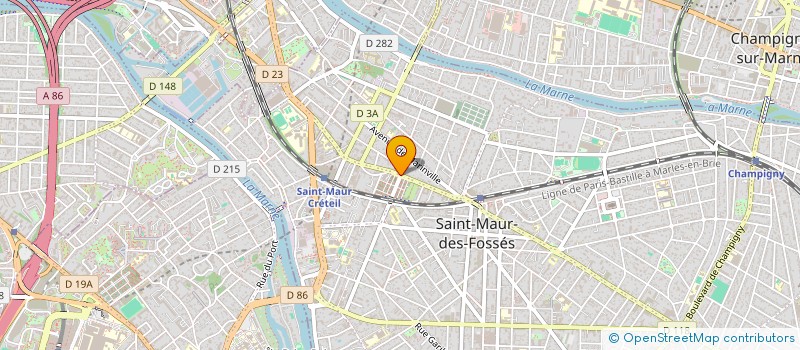 localisation de l'entreprise AFRA à SAINT-MAUR-DES-FOSSES