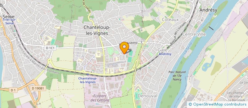 localisation de l'entreprise AFRA  CHANTELOUP-LES-VIGNES