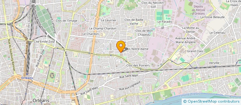 localisation de l'entreprise AFRAH à ORLEANS