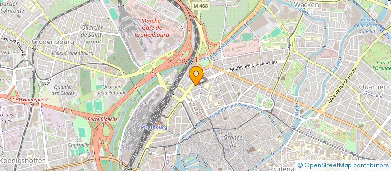 localisation de l'entreprise AFRAH - SOLEIL D'ORIENT à STRASBOURG