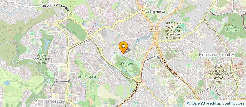 localisation de l'entreprise AFRAMAR à MONTPELLIER
