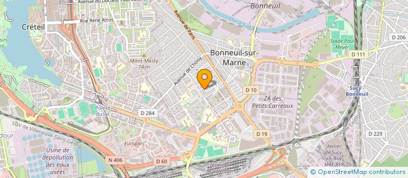 localisation de l'entreprise AFRAME  BONNEUIL-SUR-MARNE