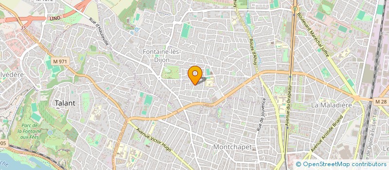 localisation de l'entreprise AFRANE BOURGOGNE  FONTAINE-LES-DIJON