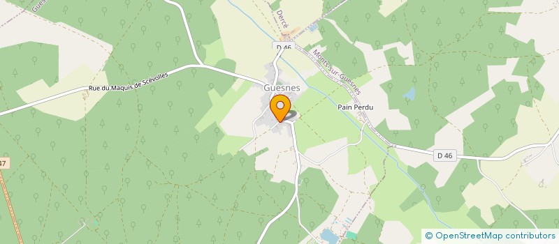 localisation de l'entreprise AFRANTIA  GUESNES