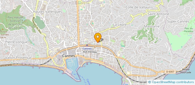 localisation de l'entreprise AFRAWA à CANNES