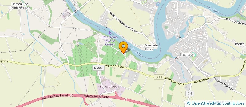 localisation de l'entreprise AFRD 109  LAGRAVE