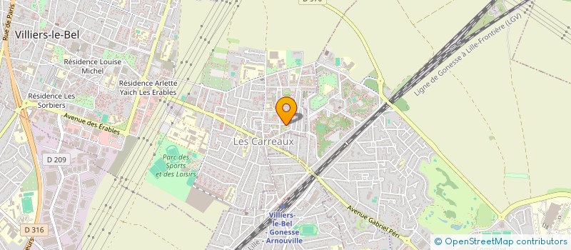 localisation de l'entreprise AFREDJ AND CO  VILLIERS-LE-BEL