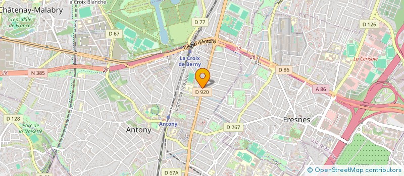 localisation de l'entreprise AFREEK'ED FRANCE à ANTONY