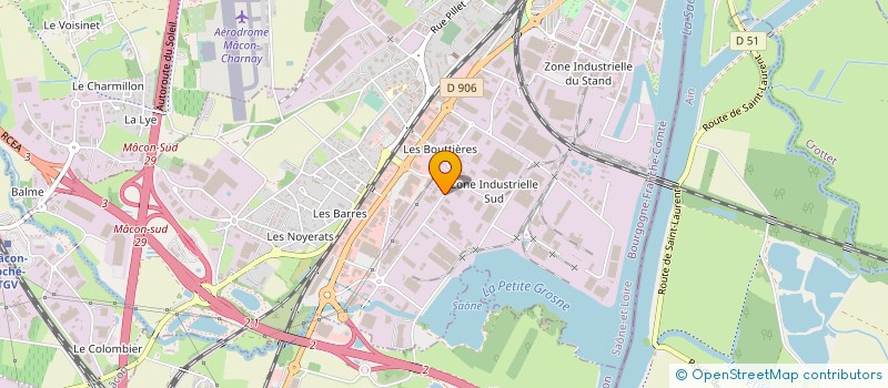 localisation de l'entreprise AFRELEC  MACON