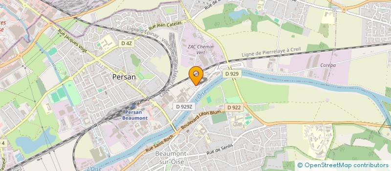 localisation de l'entreprise AFRENCIA 1  PERSAN