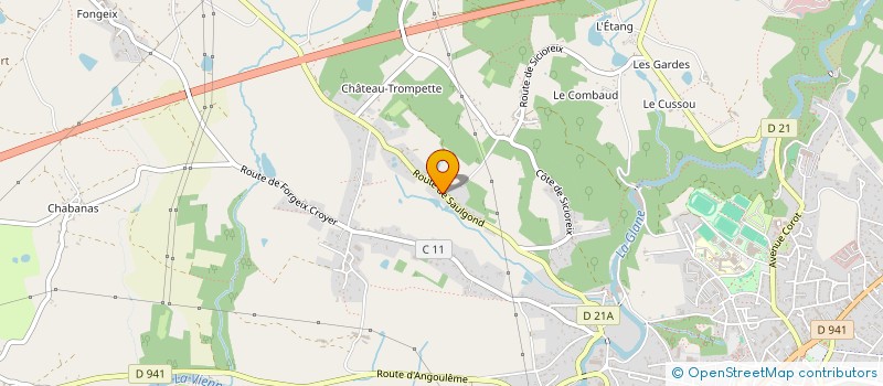 localisation de l'entreprise AFREVALE à SAINT-JUNIEN