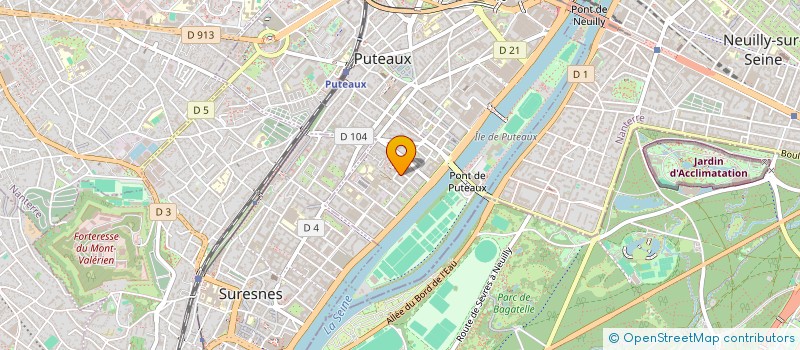 localisation de l'entreprise AFREX INTERNATIONAL à PUTEAUX