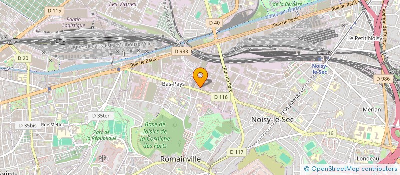 localisation de l'entreprise AFREXCO FRANCE à NOISY-LE-SEC