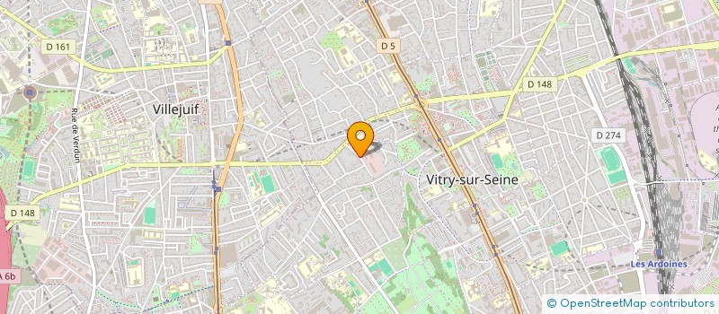 localisation de l'entreprise AFRI LOC  VITRY-SUR-SEINE