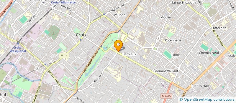 localisation de l'entreprise AFRI'NOVA  ROUBAIX