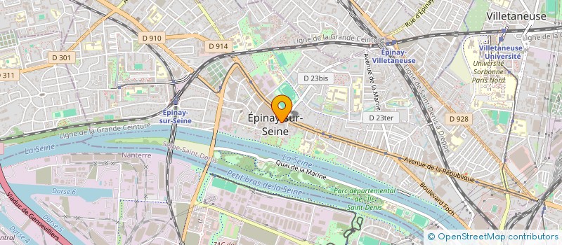 localisation de l'entreprise AFRI TRANSPORT à EPINAY-SUR-SEINE