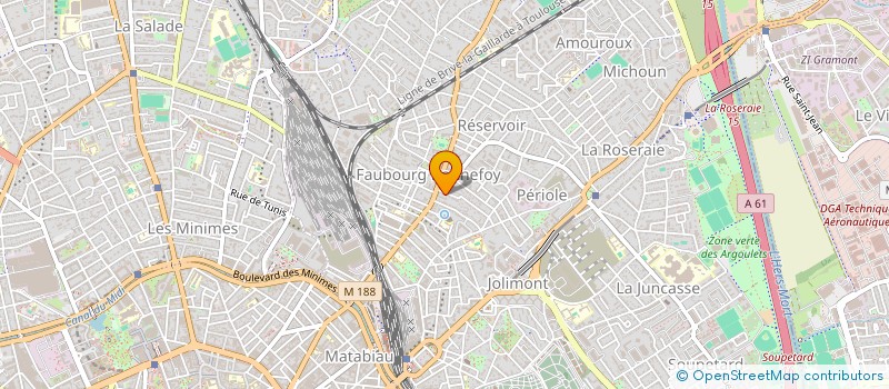 localisation de l'entreprise AFRIC'ART à TOULOUSE