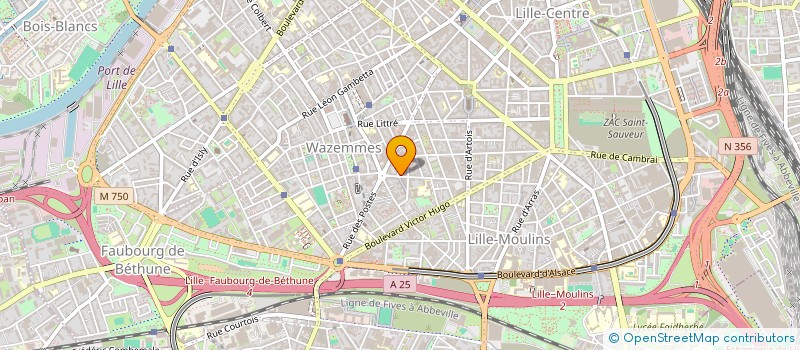 localisation de l'entreprise AFRIC EVASION à LILLE