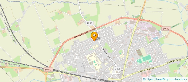 localisation de l'entreprise AFRIC IMPORT à HAZEBROUCK