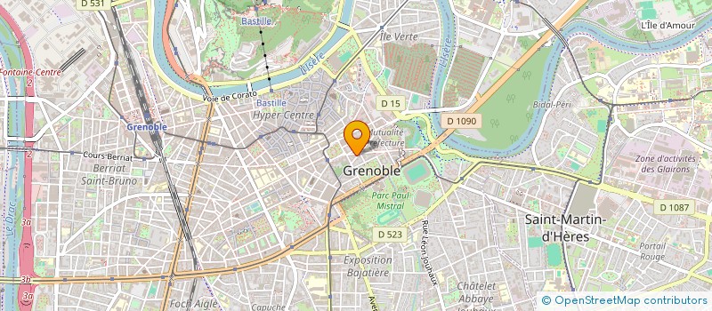 localisation de l'entreprise AFRICA 38  GRENOBLE