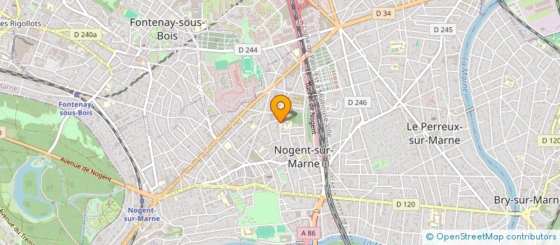 localisation de l'entreprise AFRICA à NOGENT-SUR-MARNE