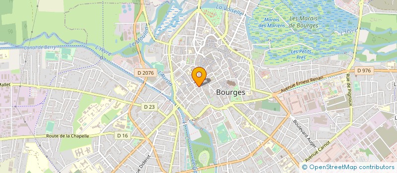 localisation de l'entreprise AFRICA BEAUTY à BOURGES