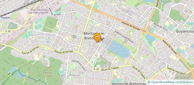 localisation de l'entreprise AFRICA BUSINESS INTELLIGENCE à MONTIGNY-LE-BRETONNEUX