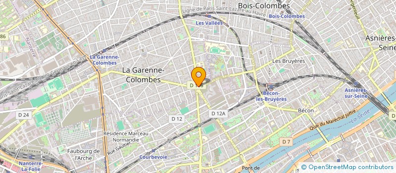 localisation de l'entreprise AFRICA BUSINESS SOFTWARE à LA GARENNE-COLOMBES