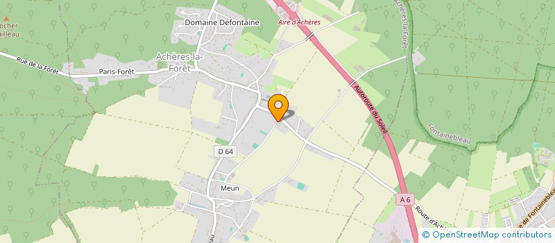 localisation de l'entreprise AFRICA CARE & EDUCATION  ACHERES-LA-FORET