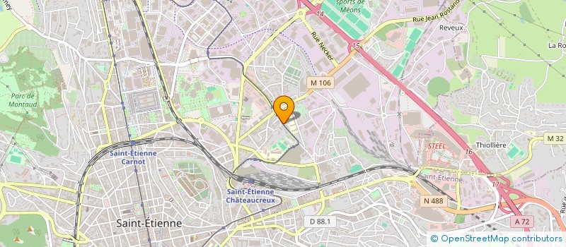 localisation de l'entreprise AFRICA CELESTE  SAINT-ETIENNE