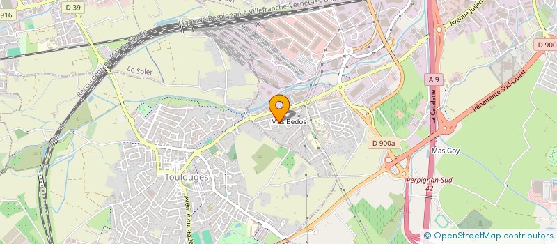 localisation de l'entreprise AFRICA CENTURIES  PERPIGNAN