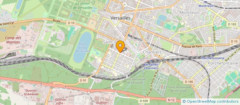 localisation de l'entreprise AFRICA CO GROUP à VERSAILLES